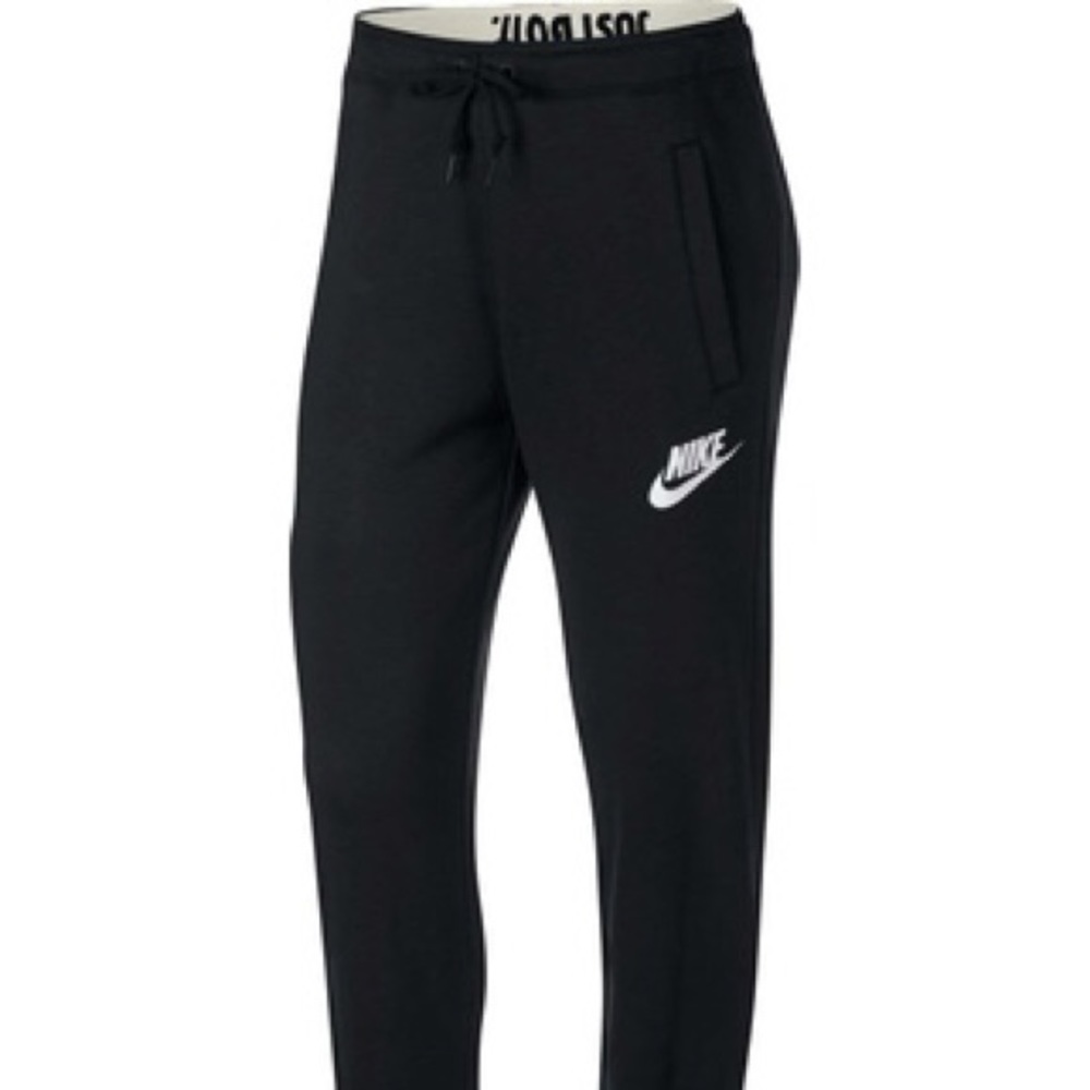 black joggers